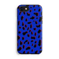 CaseCompany Blue Leopard: iPhone 7 Tough Case