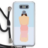 CaseCompany Mirror: LG G6 Transparant Hoesje met koord