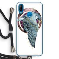 CaseCompany Golden Falcon: Huawei P20 Lite Transparant Hoesje met koord