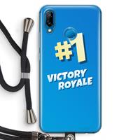 CaseCompany Victory Royale: Huawei P20 Lite Transparant Hoesje met koord