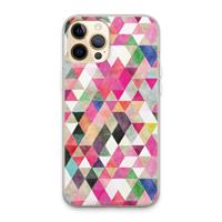CaseCompany Gekleurde driehoekjes: iPhone 13 Pro Max Transparant Hoesje