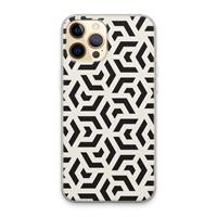 CaseCompany Crazy pattern: iPhone 13 Pro Max Transparant Hoesje