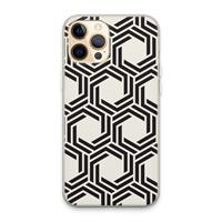 CaseCompany Geometrisch patroon: iPhone 13 Pro Max Transparant Hoesje