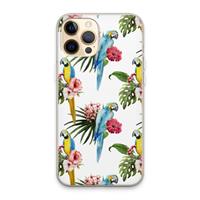 CaseCompany Kleurrijke papegaaien: iPhone 13 Pro Max Transparant Hoesje
