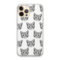 CaseCompany Kitten: iPhone 13 Pro Max Transparant Hoesje