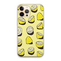 CaseCompany When Life Gives You Lemons...: iPhone 13 Pro Max Transparant Hoesje