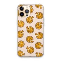 CaseCompany You Had Me At Pizza: iPhone 13 Pro Max Transparant Hoesje