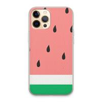 CaseCompany Watermeloen: iPhone 13 Pro Max Transparant Hoesje