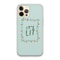 CaseCompany It's Lit: iPhone 13 Pro Max Transparant Hoesje