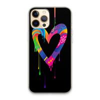 CaseCompany Melts My Heart: iPhone 13 Pro Max Transparant Hoesje