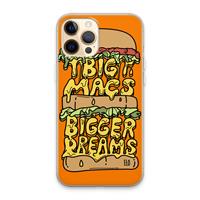 CaseCompany Big Macs Bigger Dreams: iPhone 13 Pro Max Transparant Hoesje