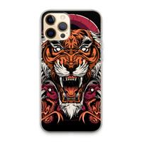 CaseCompany Tiger and Rattlesnakes: iPhone 13 Pro Max Transparant Hoesje