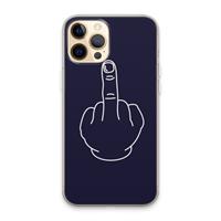 CaseCompany F**k U: iPhone 13 Pro Max Transparant Hoesje