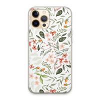 CaseCompany Sweet little flowers: iPhone 13 Pro Max Transparant Hoesje