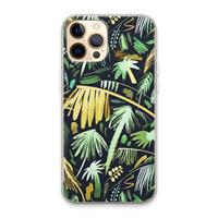 CaseCompany Tropical Palms Dark: iPhone 13 Pro Max Transparant Hoesje