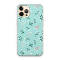 CaseCompany Small white flowers: iPhone 13 Pro Max Transparant Hoesje