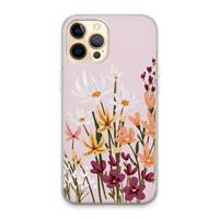 CaseCompany Painted wildflowers: iPhone 13 Pro Max Transparant Hoesje