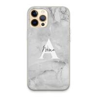 CaseCompany Ivory Marble: iPhone 13 Pro Max Transparant Hoesje