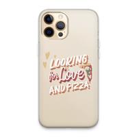 CaseCompany Pizza is the answer: iPhone 13 Pro Max Transparant Hoesje