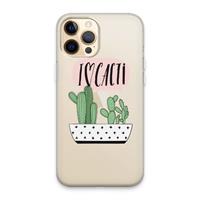 CaseCompany I love cacti: iPhone 13 Pro Max Transparant Hoesje