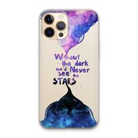 CaseCompany Stars quote: iPhone 13 Pro Max Transparant Hoesje