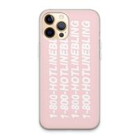 CaseCompany Hotline bling pink: iPhone 13 Pro Max Transparant Hoesje