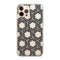 CaseCompany Geometrisch patroon: iPhone 13 Pro Max Transparant Hoesje
