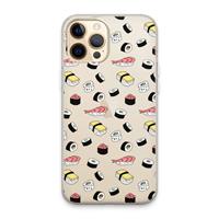 CaseCompany Sushi time: iPhone 13 Pro Max Transparant Hoesje