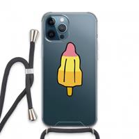 CaseCompany Raketijsje: iPhone 13 Pro Max Transparant Hoesje met koord