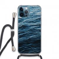 CaseCompany Oceaan: iPhone 13 Pro Max Transparant Hoesje met koord