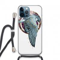 CaseCompany Golden Falcon: iPhone 13 Pro Max Transparant Hoesje met koord