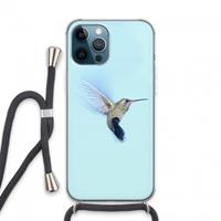 CaseCompany Kolibri: iPhone 13 Pro Max Transparant Hoesje met koord