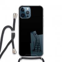 CaseCompany Musketon Painter: iPhone 13 Pro Max Transparant Hoesje met koord