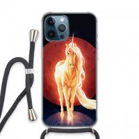 CaseCompany Last Unicorn: iPhone 13 Pro Max Transparant Hoesje met koord