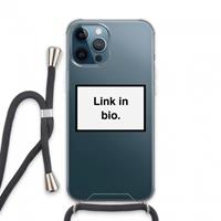 CaseCompany Link in bio: iPhone 13 Pro Max Transparant Hoesje met koord