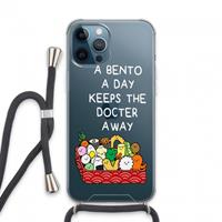 CaseCompany Bento a day: iPhone 13 Pro Max Transparant Hoesje met koord
