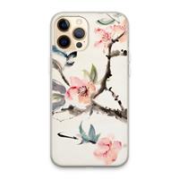 CaseCompany Japanse bloemen: iPhone 13 Pro Max Transparant Hoesje