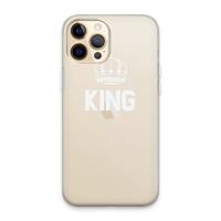 CaseCompany King zwart: iPhone 13 Pro Max Transparant Hoesje