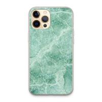CaseCompany Groen marmer: iPhone 13 Pro Max Transparant Hoesje