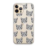 CaseCompany Kitten: iPhone 13 Pro Max Transparant Hoesje
