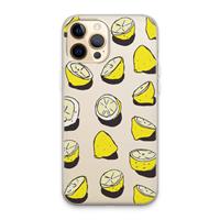 CaseCompany When Life Gives You Lemons...: iPhone 13 Pro Max Transparant Hoesje