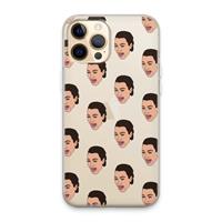 CaseCompany Ugly Cry Call: iPhone 13 Pro Max Transparant Hoesje