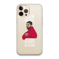 CaseCompany Sleigh Bells Ring: iPhone 13 Pro Max Transparant Hoesje