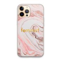 CaseCompany Feminist: iPhone 13 Pro Max Transparant Hoesje
