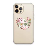 CaseCompany GRL PWR Flower: iPhone 13 Pro Max Transparant Hoesje