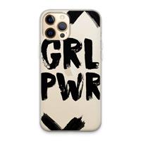 CaseCompany Girl Power #2: iPhone 13 Pro Max Transparant Hoesje