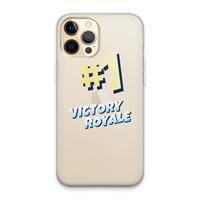 CaseCompany Victory Royale: iPhone 13 Pro Max Transparant Hoesje