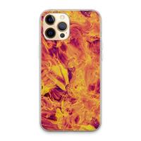 CaseCompany Eternal Fire: iPhone 13 Pro Max Transparant Hoesje