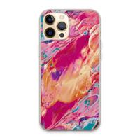 CaseCompany Pastel Echoes: iPhone 13 Pro Max Transparant Hoesje