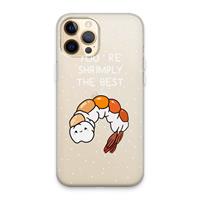 CaseCompany You're Shrimply The Best: iPhone 13 Pro Max Transparant Hoesje